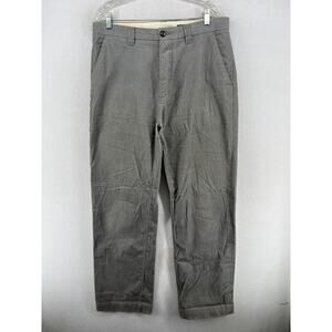 CLUB MONACO Pants Mens 34 Dean Corduroy Chino Cotton Gray